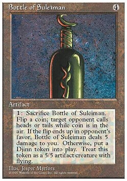 Bottle of Suleiman ~ Fourth Edition [ Excellent ] [ Magic MTG ]