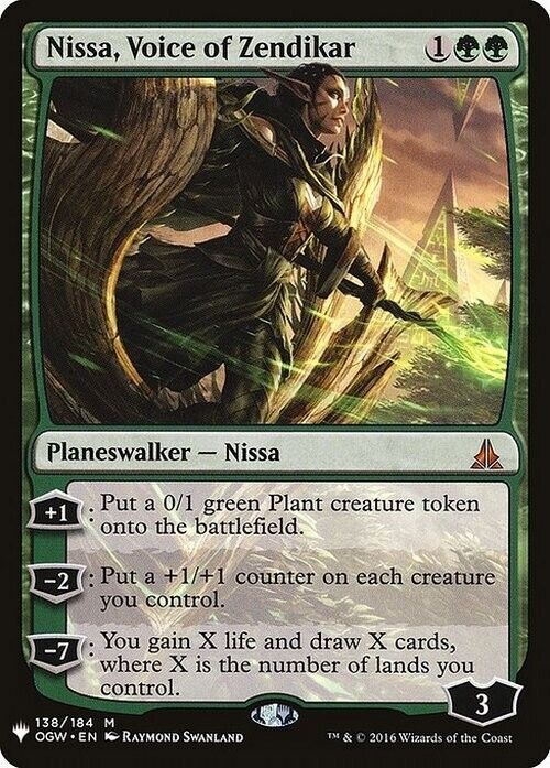 Nissa, Voice of Zendikar ~ Mystery Booster [ NearMint ] [ Magic MTG ]