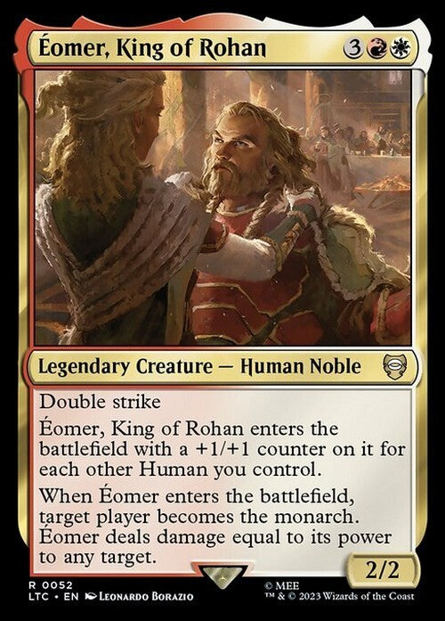 Eomer, King of Rohan ~ Commander: The Lord of the Rings [ NM ] [ Magic MTG ]