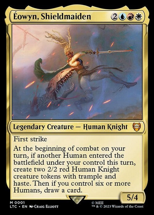 Eowyn, Shieldmaiden ~ Commander: The Lord of the Rings [ NM ] [ Magic MTG ]