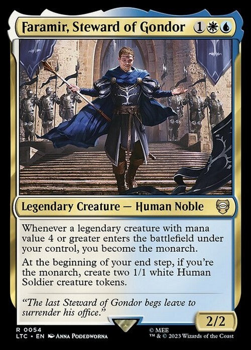 Faramir, Steward of Gondor ~ Commander: The Lord of the Rings [ NM ] [ MTG ]