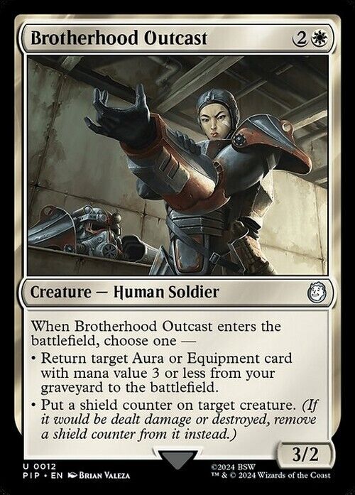 Brotherhood Outcast ~ Commander: Fallout [ NearMint ] [ Magic MTG ]