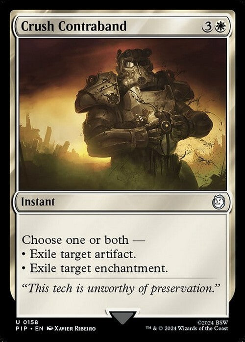Crush Contraband ~ Commander: Fallout [ NearMint ] [ Magic MTG ]