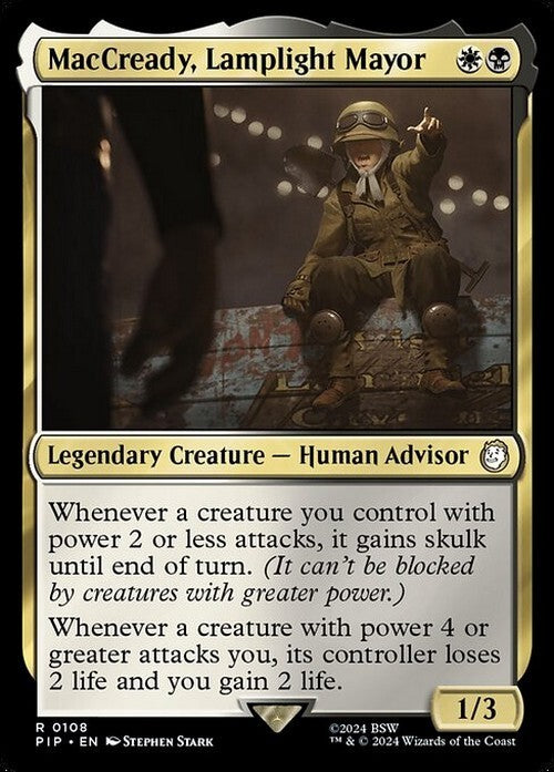 MacCready, Lamplight Mayor ~ Commander: Fallout [ NearMint ] [ Magic MTG ]