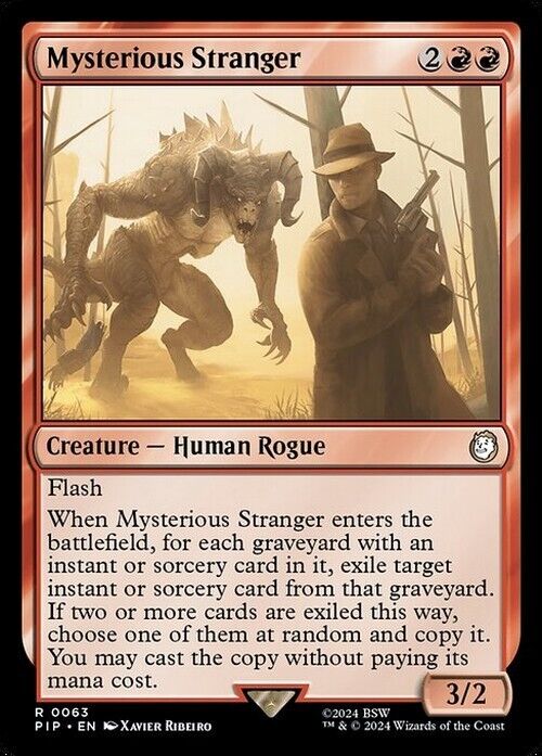 Mysterious Stranger ~ Commander: Fallout [ NearMint ] [ Magic MTG ]