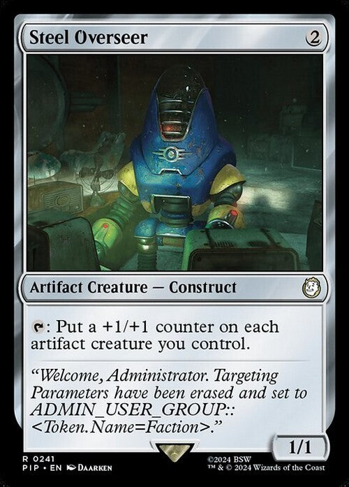 Steel Overseer ~ Commander: Fallout [ NearMint ] [ Magic MTG ]