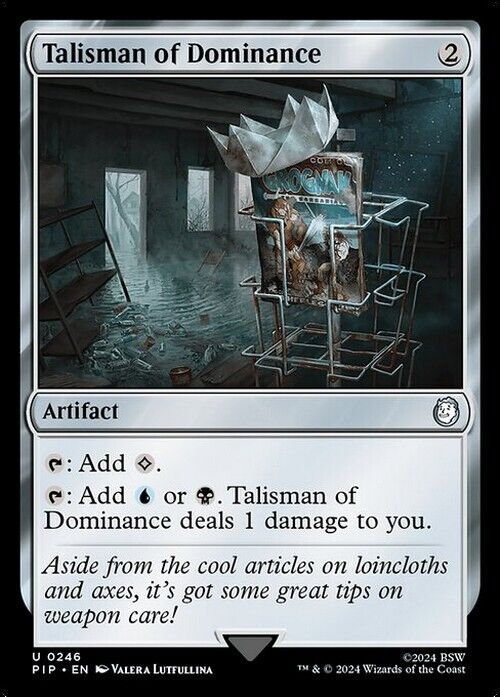 Talisman of Dominance ~ Commander: Fallout [ NearMint ] [ Magic MTG ]