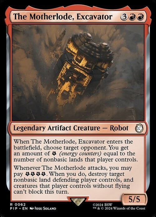 The Motherlode, Excavator ~ Commander: Fallout [ NearMint ] [ Magic MTG ]