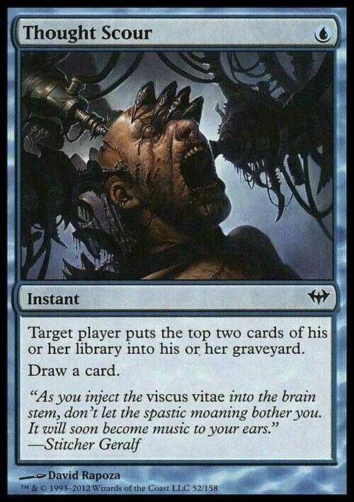 Thought Scour ~ Dark Ascension [ Excellent ] [ Magic MTG ]