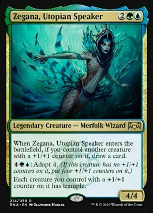 Zegana, Utopian Speaker ~ Ravnica Allegiance [ Excellent ] [ Magic MTG ]