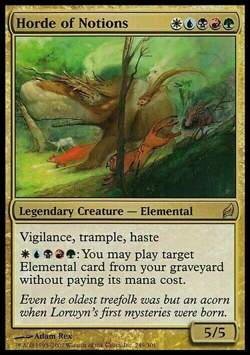Horde of Notions ~ Lorwyn [ PLAYED ] [ Magic MTG ]
