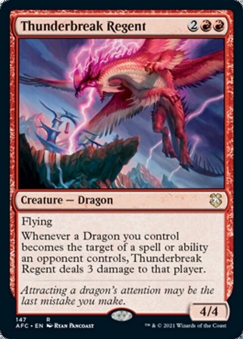 Thunderbreak Regent ~ Commander: Adventures in the Forgotten Realms [ NM ]