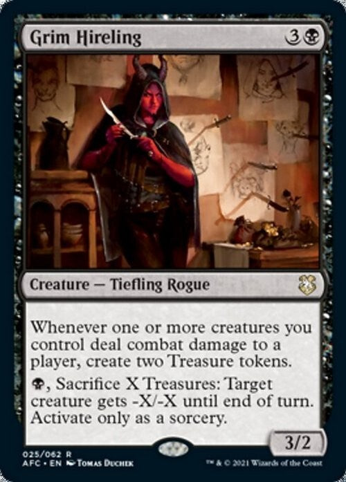Grim Hireling ~ Commander: Adventures in the Forgotten Realms [ NM ] [ MTG ]