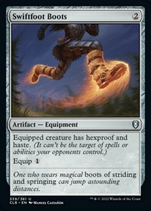 Swiftfoot Boots ~ Commander Legends 2: Baldur's Gate [ NM ] [ Magic MTG ]