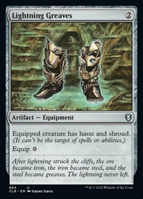 Lightning Greaves ~ Commander Legends 2: Baldur's Gate [ NM ] [ MTG ]