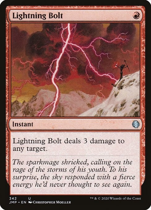 Lightning Bolt ~ Jumpstart 2021 [ NearMint ] [ Magic MTG ] - London Magic Traders Ltd