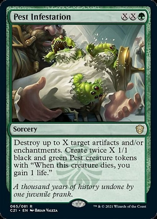 Pest Infestation ~ Commander: Strixhaven [ Excellent ] [ Magic MTG ]