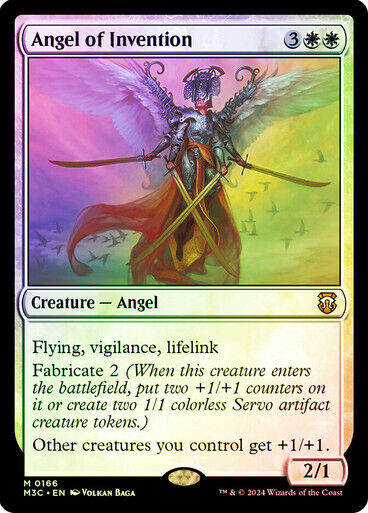 RIPPLE FOIL Angel of Invention ~ Commander: Modern Horizons 3 [ NM ] [ MTG ]