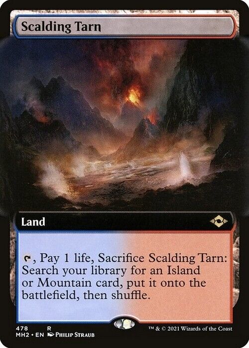 BORDERLESS  Scalding Tarn ~ Modern Horizons 2 [ NearMint ] [ Magic MTG ]