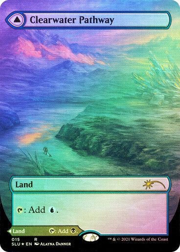 FOIL Clearwater Pathway / Murkwater ~ Secret Lair [ NearMint ] [ Magic MTG ]