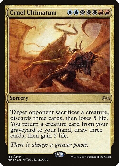 Cruel Ultimatum ~ Modern Masters 2017 [ Excellent ] [ Magic MTG ]