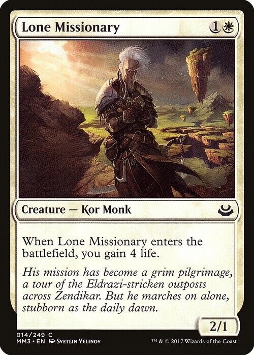 Lone Missionary ~ Modern Masters 2017 [ Excellent ] [ Magic MTG ]