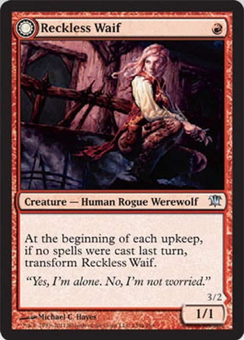 Reckless Waif / Merciless Predator ~ Innistrad [ Excellent ] [ Magic MTG ]