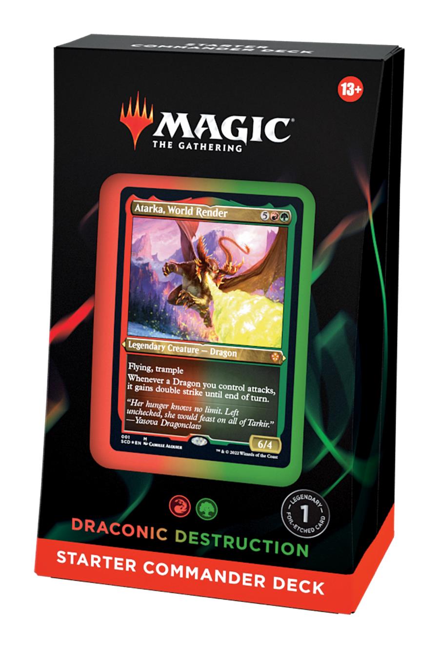 Draconic Destruction Deck ~ Starter Commander ~ Magic the Gathering MTG Sealed