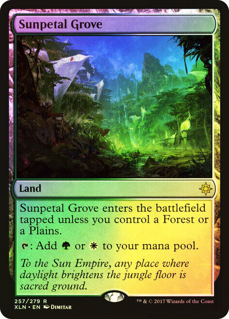 FOIL Sunpetal Grove ~ Ixalan [ NearMint ] [ Magic MTG ]