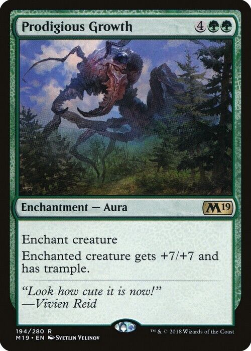 Prodigious Growth ~ Core 2019 [ NearMint ] [ Magic MTG ]