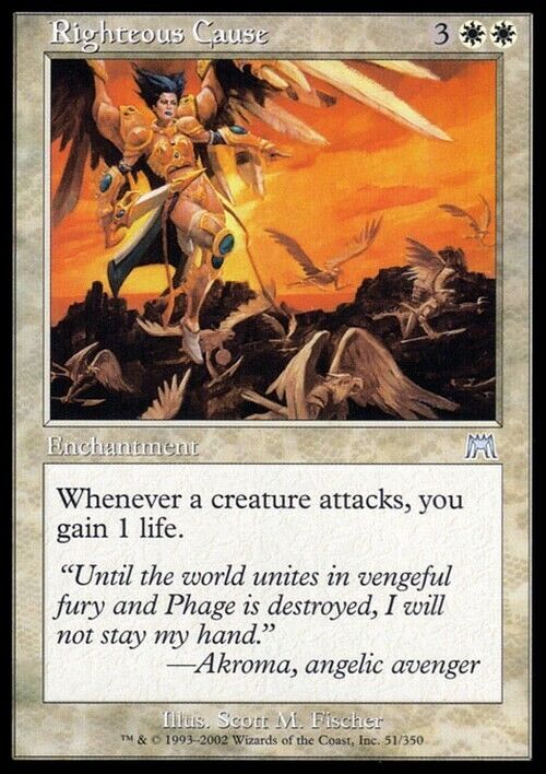 Righteous Cause ~ Onslaught [ Excellent ] [ Magic MTG ]