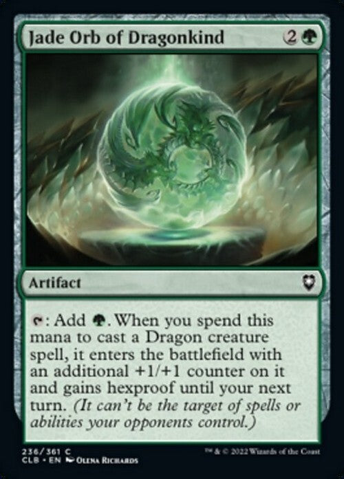Jade Orb of Dragonkind ~ Commander Legends 2 [ NM ] [ MTG ] - London Magic Traders Ltd