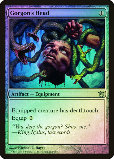 FOIL Gorgon's Head ~ Born of the Gods [ Excellent ] [ Magic MTG ]