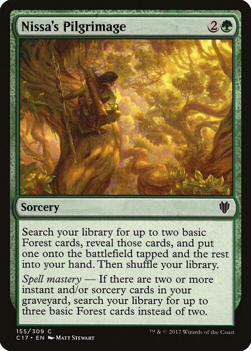 Nissa's Pilgrimage ~ Commander 2017 [ Excellent ] [ Magic MTG ]