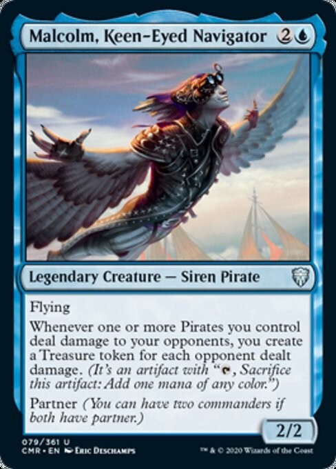 Malcolm, Keen-Eyed Navigator ~ Commander Legends 1 [ NearMint ] [ Magic MTG ]