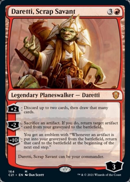 Daretti, Scrap Savant ~ Commander: Strixhaven [ NearMint ] [ Magic MTG ]