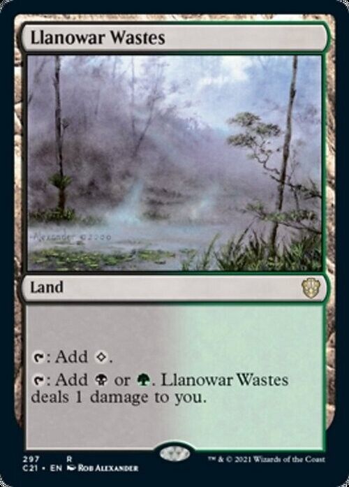 Llanowar Wastes ~ Commander: Strixhaven [ NearMint ] [ Magic MTG ]