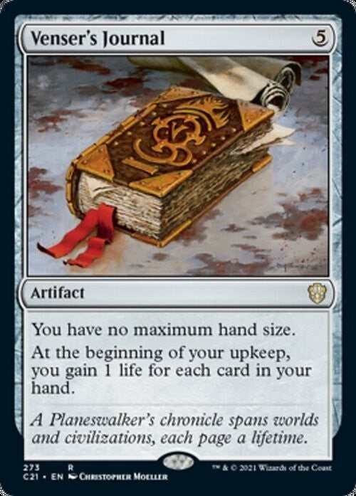 Venser's Journal ~ Commander: Strixhaven [ NearMint ] [ Magic MTG ]