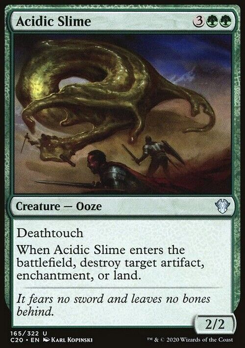 Acidic Slime ~ Commander: Ikoria [ Excellent ] [ Magic MTG ]