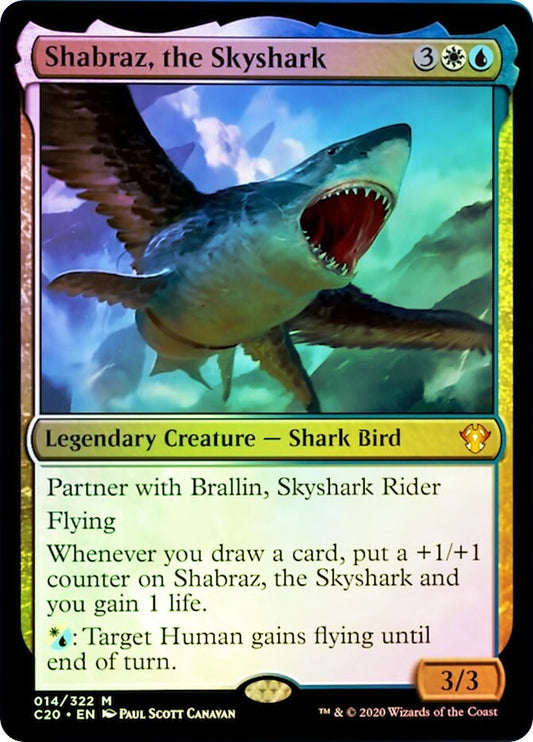 FOIL Shabraz, the Skyshark ~ Commander: Ikoria [ NearMint ] [ Magic MTG ]