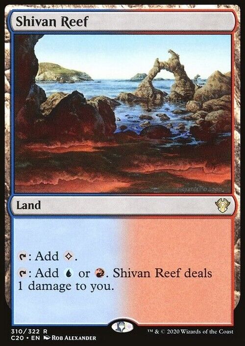 Shivan Reef ~ Commander: Ikoria [ NearMint ] [ Magic MTG ]