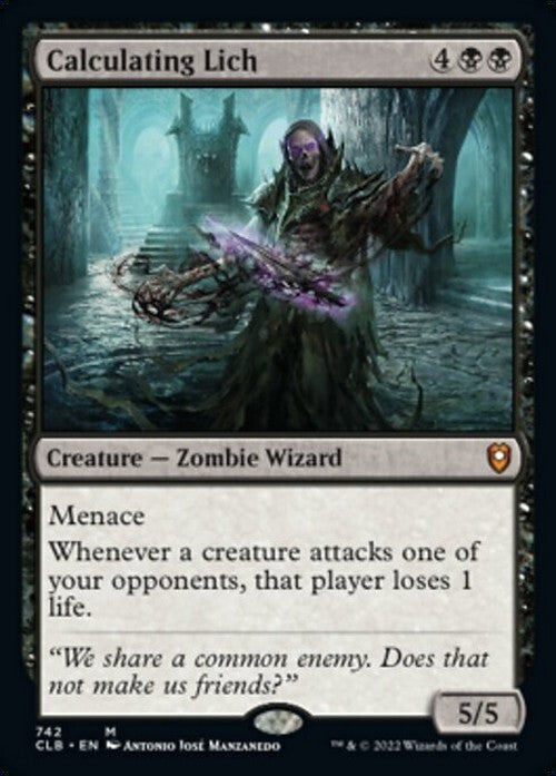 Calculating Lich ~ Commander Legends 2 [ NM ] [ MTG ]