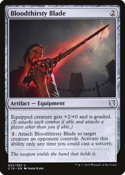 Bloodthirsty Blade ~ Commander 2019 [ NearMint ] [ Magic MTG ]