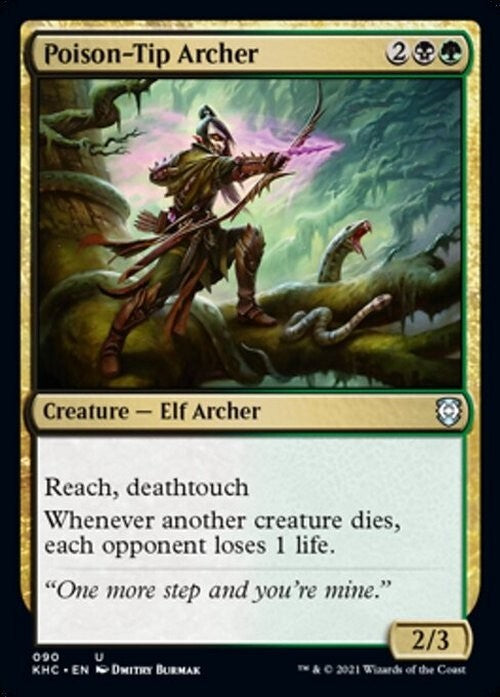Poison-Tip Archer ~ Commander: Kaldheim [ NearMint ] [ Magic MTG ]