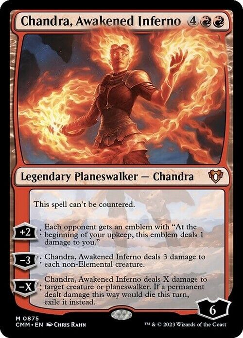 Chandra, Awakened Inferno ~ Commander Masters [ NearMint ] [ Magic MTG ]