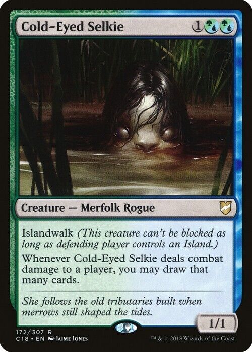 Cold-Eyed Selkie ~ Commander 2018 [ NearMint ] [ Magic MTG ]