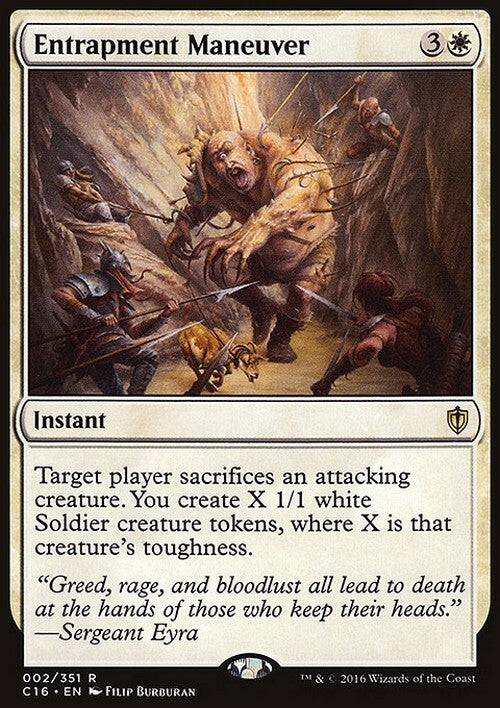 Entrapment Maneuver ~ Commander 2016 [ Excellent ] [ Magic MTG ]