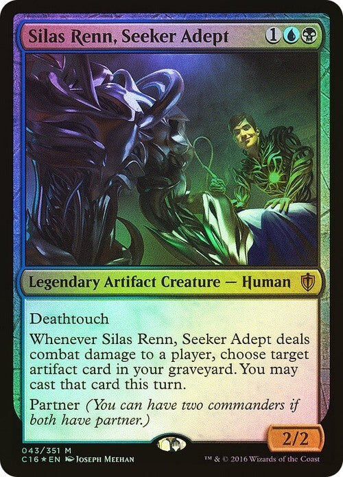 FOIL Silas Renn, Seeker Adept ~ Commander 2016 [ Excellent ] [ Magic MTG ]