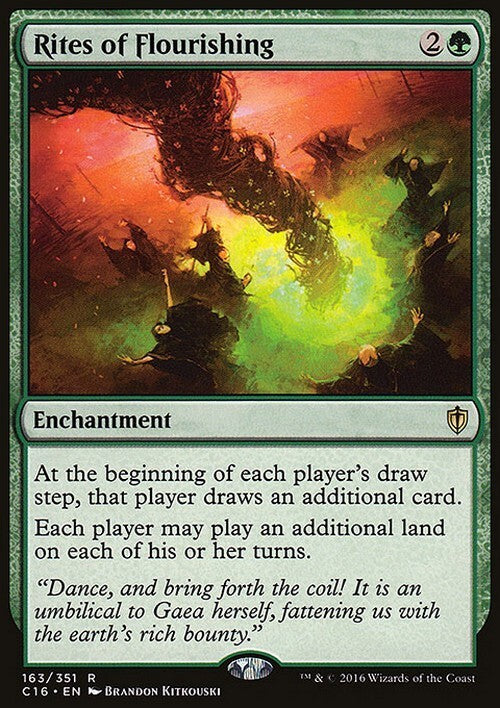Rites of Flourishing ~ Commander 2016 [ Excellent ] [ Magic MTG ] - London Magic Traders Ltd