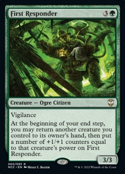 First Responder ~ Commander: Streets of New Capenna [ NM ] [ Magic MTG ]